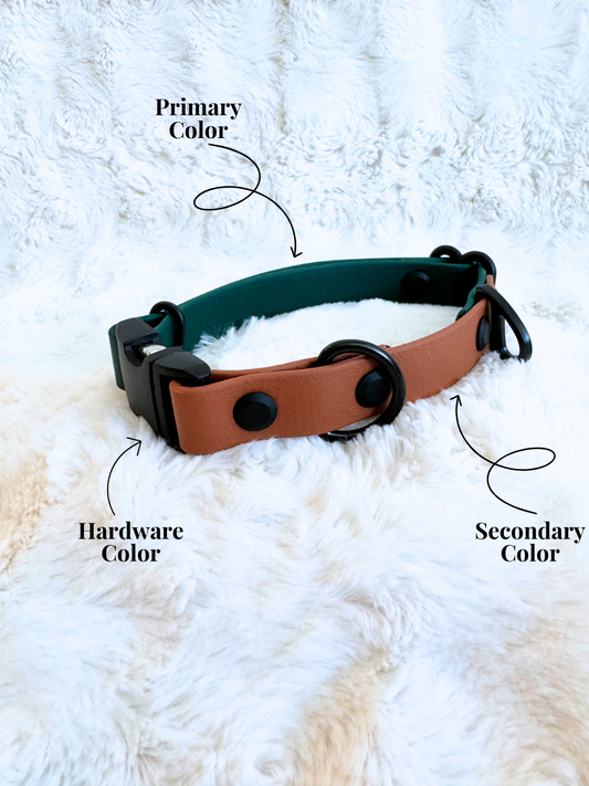 Custom Two-Toned Quick-Release Collar